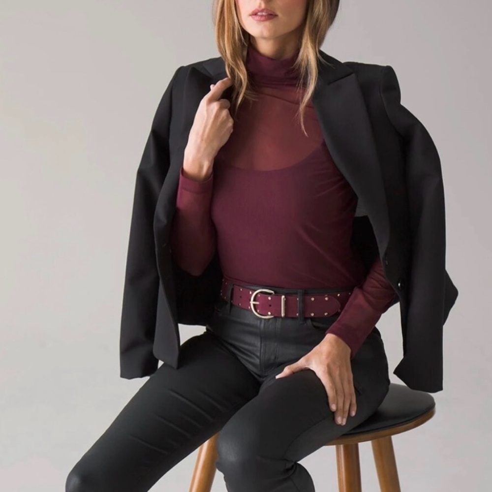 White House Black Market Burgundy/Oxblood